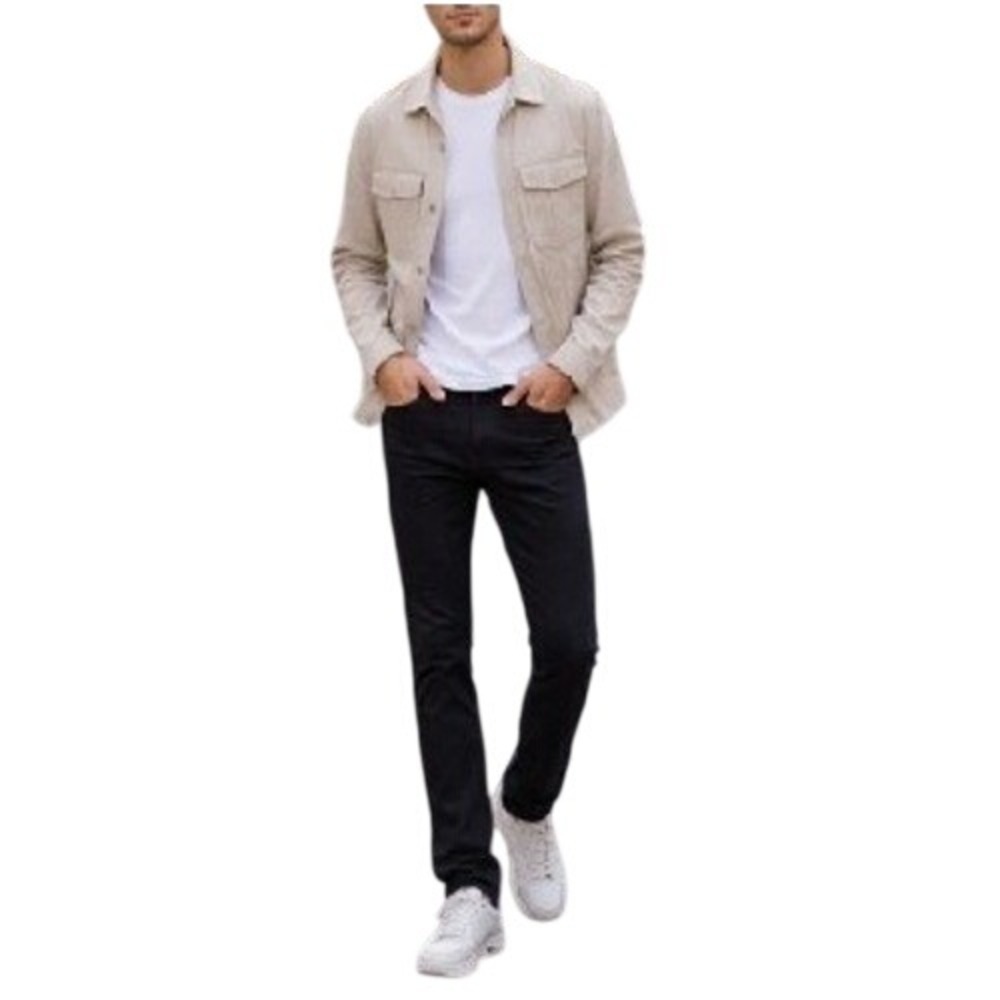 Silver Blue‎ Men's Black Straight Leg 5-Pocket Denim Jeans Size 36